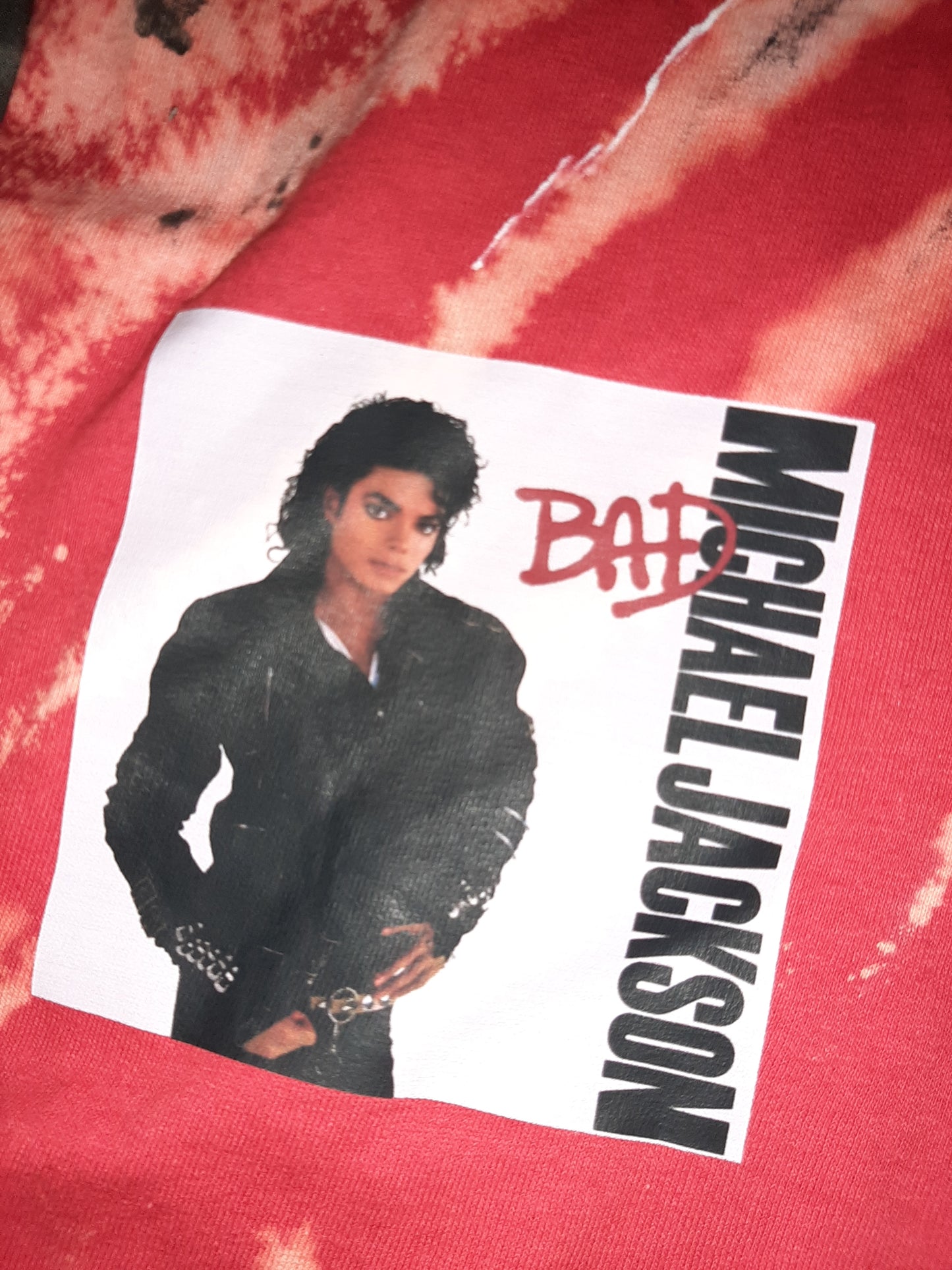 Michael Jackson TYE DYE Vintage style Tee (RED)