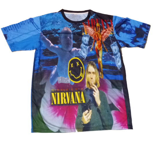 Nirvana 1991 World Tour Vintage style Tee